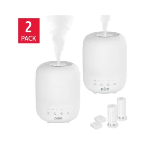 Pure Enrichment Hume Sense Top Fill Humidifier, 2 Pack