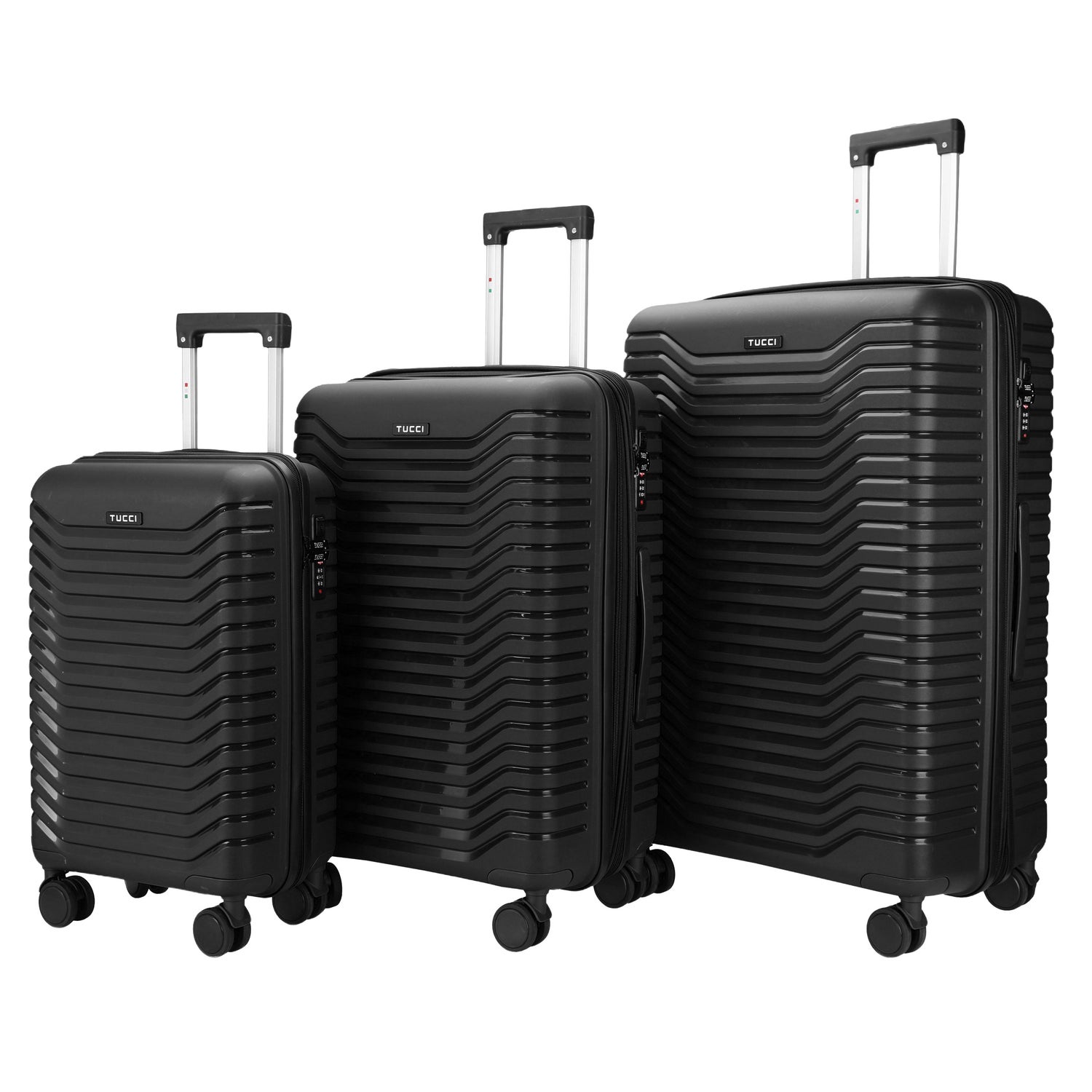Tucci Presa Di Ferro - 3-piece Hardside Expandable Spinner Luggage Set