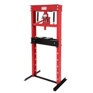 2025 New 6/12/20 Ton Hydraulic Press, Benchtop Hydraulic Shop Press, H-Frame Garage Floor Press with Press Plates, Adjustable Working Table Height