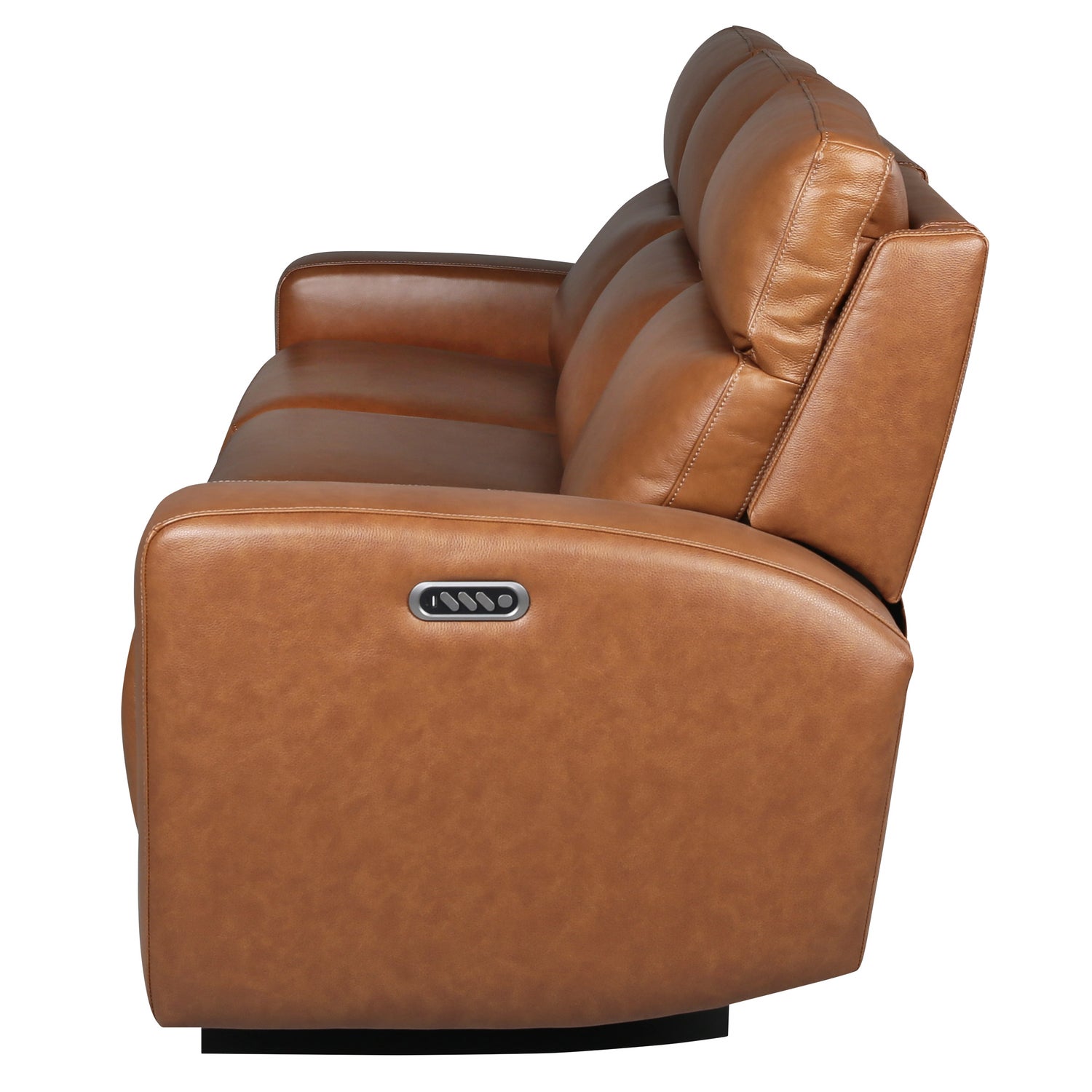 NiceLink Marlowe Top Grain Leather Power Sofa with Lumbar Support