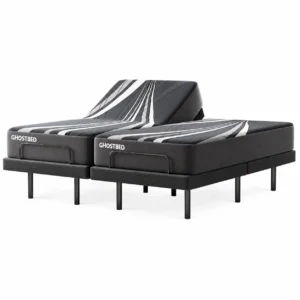 GhostBed Dual Harmony 35.6 cm (14 in.) Hybrid Mattress with Adjustable Bed Base
