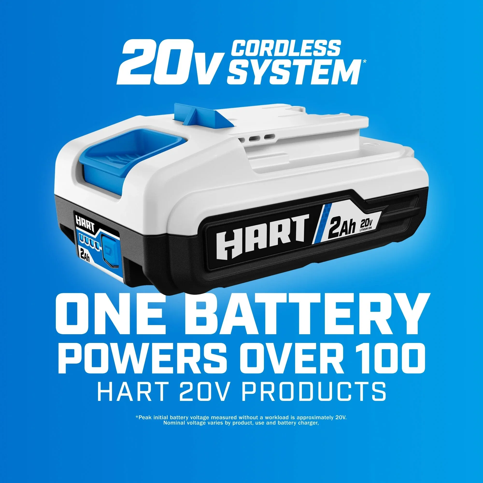 HART 20-Volt 6 1/2-inch Cordless Circular Saw Kit (1) 20-Volt 4.0Ah Lithium-Ion Battery