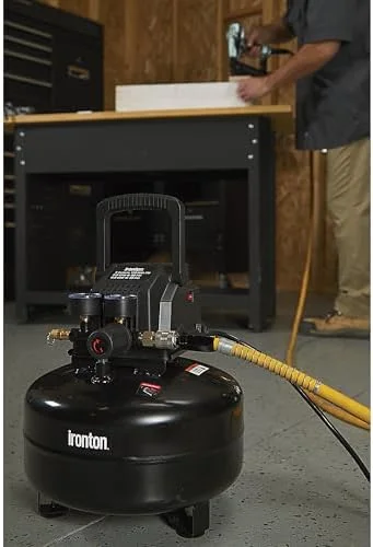 Oil-Free Pancake Air Compressor, 0.3 HP, 3 Gallons, 110 PSI