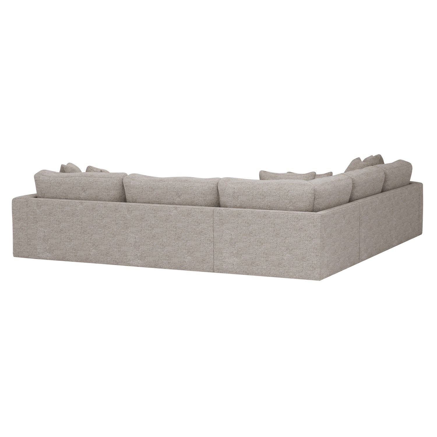 Nice Link Whitley 4-piece Fabric Sectional with Ottoman