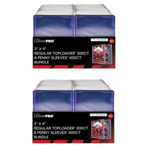 Ultra PRO 400CT TOPLOADER and 800CT PENNY SLEEVES Bundle