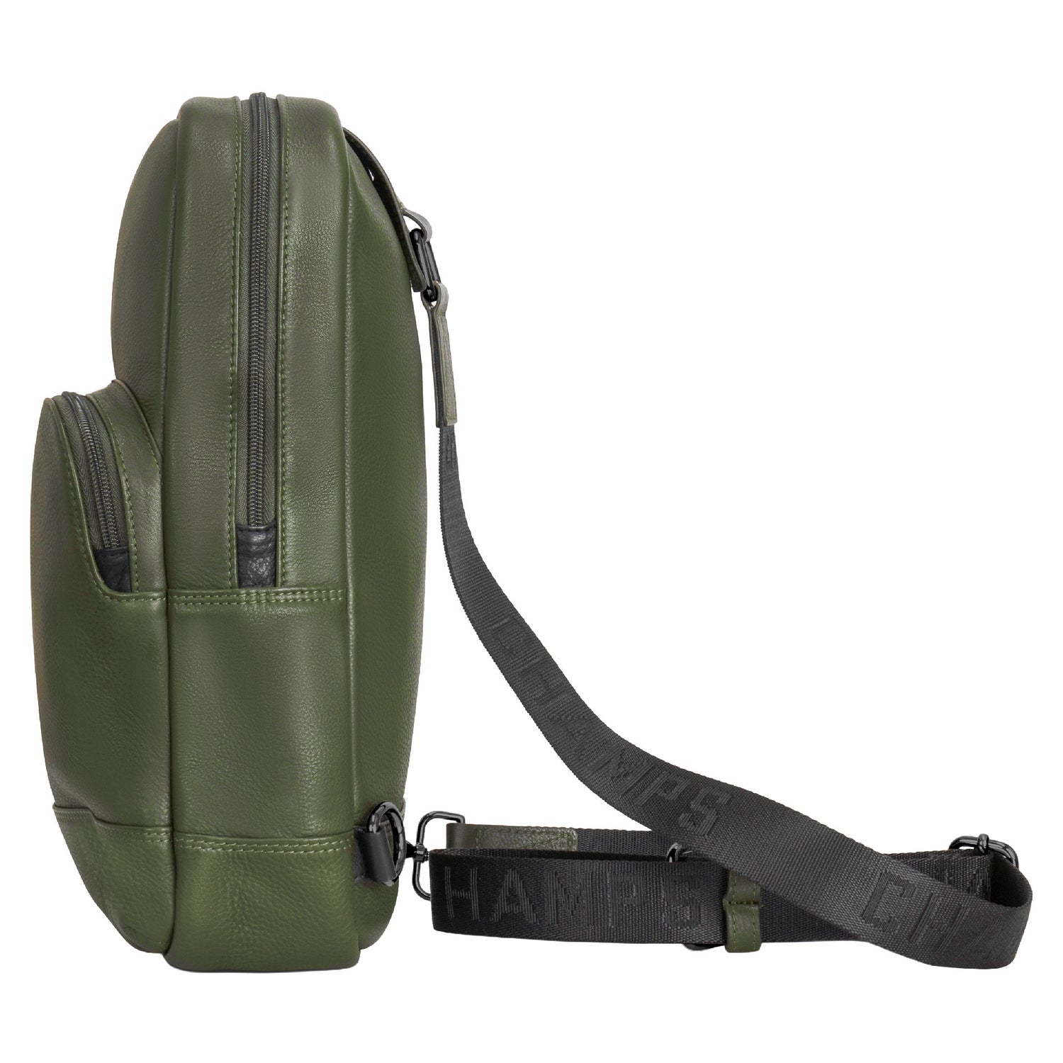 Champs Onyx Collection Leather Sling Bag