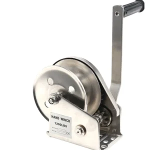 STAINLESS 304 Material 800-2600LBS Boat Truck Self Locking Wire Rope Cable Ratcheting Manual Hand Winch ,Excellent Towing Capacity