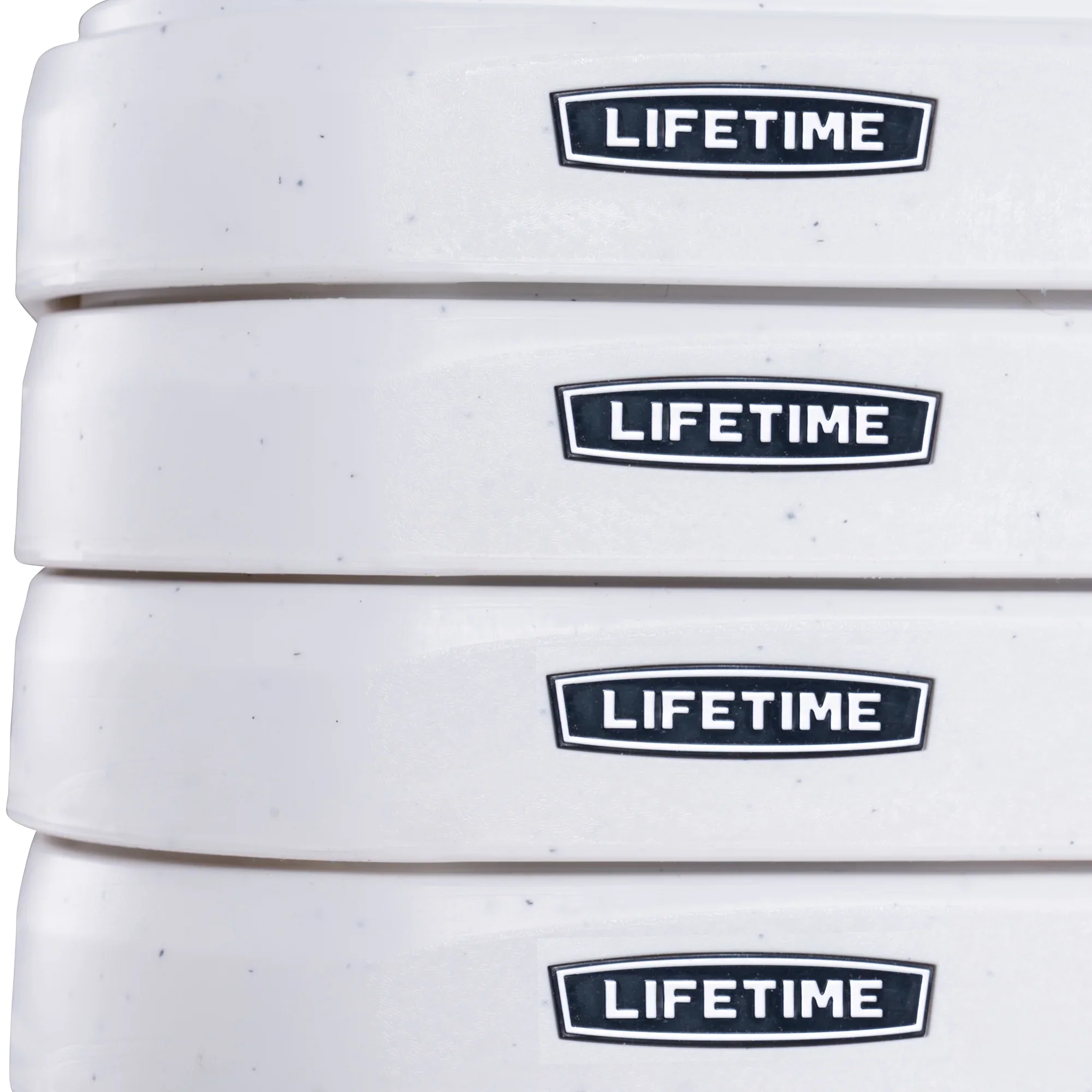Lifetime 8 Foot Seminar Rectangle Table, Indoor/Outdoor Commercial Grade, White Granite, (80930)