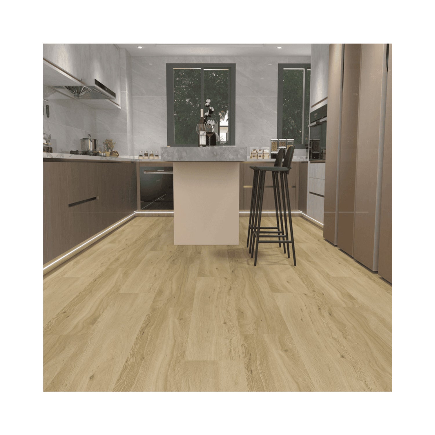 Kairos Rouge Park 22.86 cm (9.0 in.) WPC Vinyl Flooring.