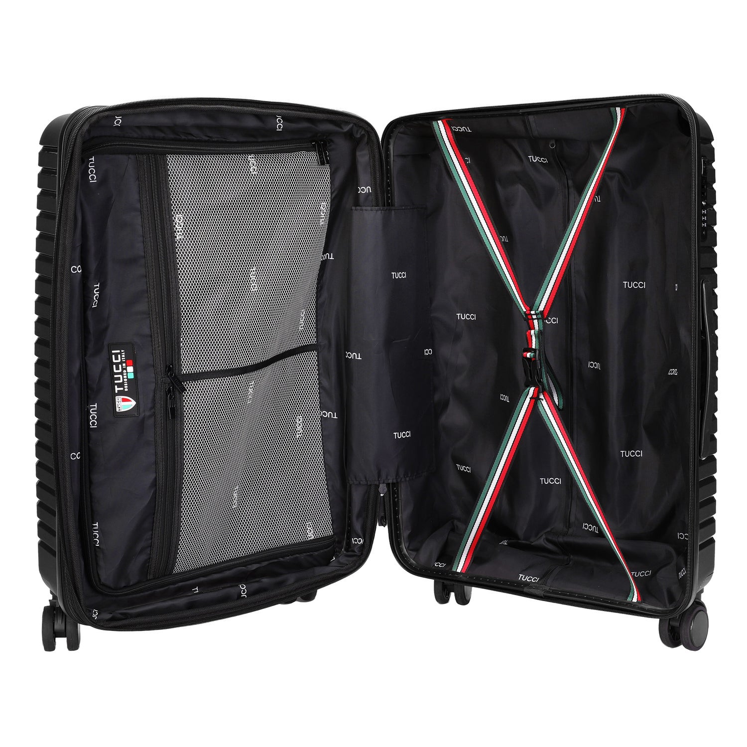 Tucci Presa Di Ferro - 3-piece Hardside Expandable Spinner Luggage Set