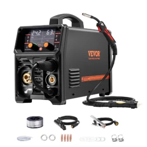 VEVOR Pro MIG Welder 200A Pluse Mig Welding Machine 5-in-1 Synergic Welder Machine