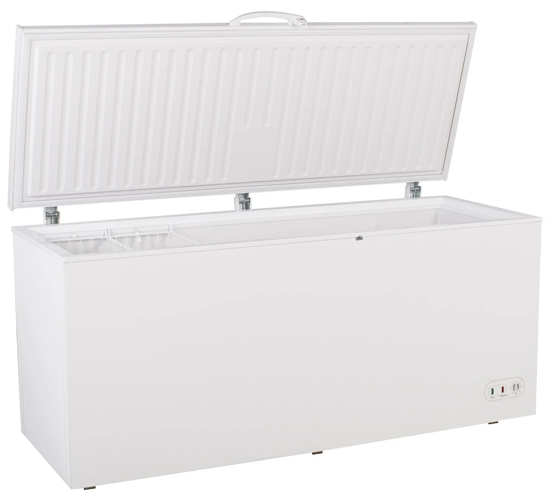 Maxx Cold Chest Freezer with Solid Top, 71.3"W, 19.4 cu. ft. Storage Capacity, Locking Lid, Garage Ready, in White (MXSH19.4SHC)