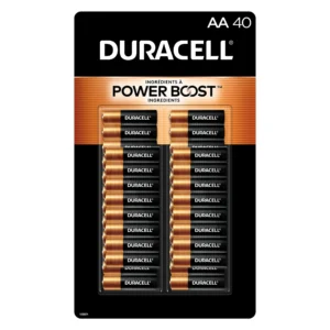 Duracell Coppertop Alkaline AA Batteries, 40 - Count