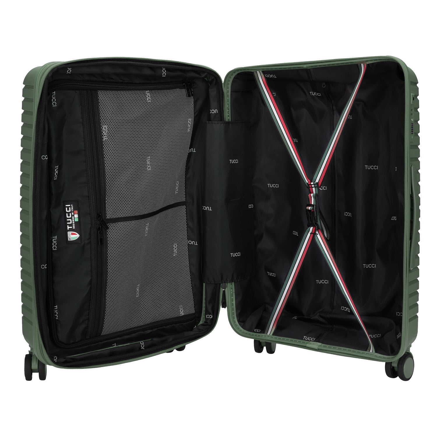 Tucci Presa Di Ferro - 3-piece Hardside Expandable Spinner Luggage Set