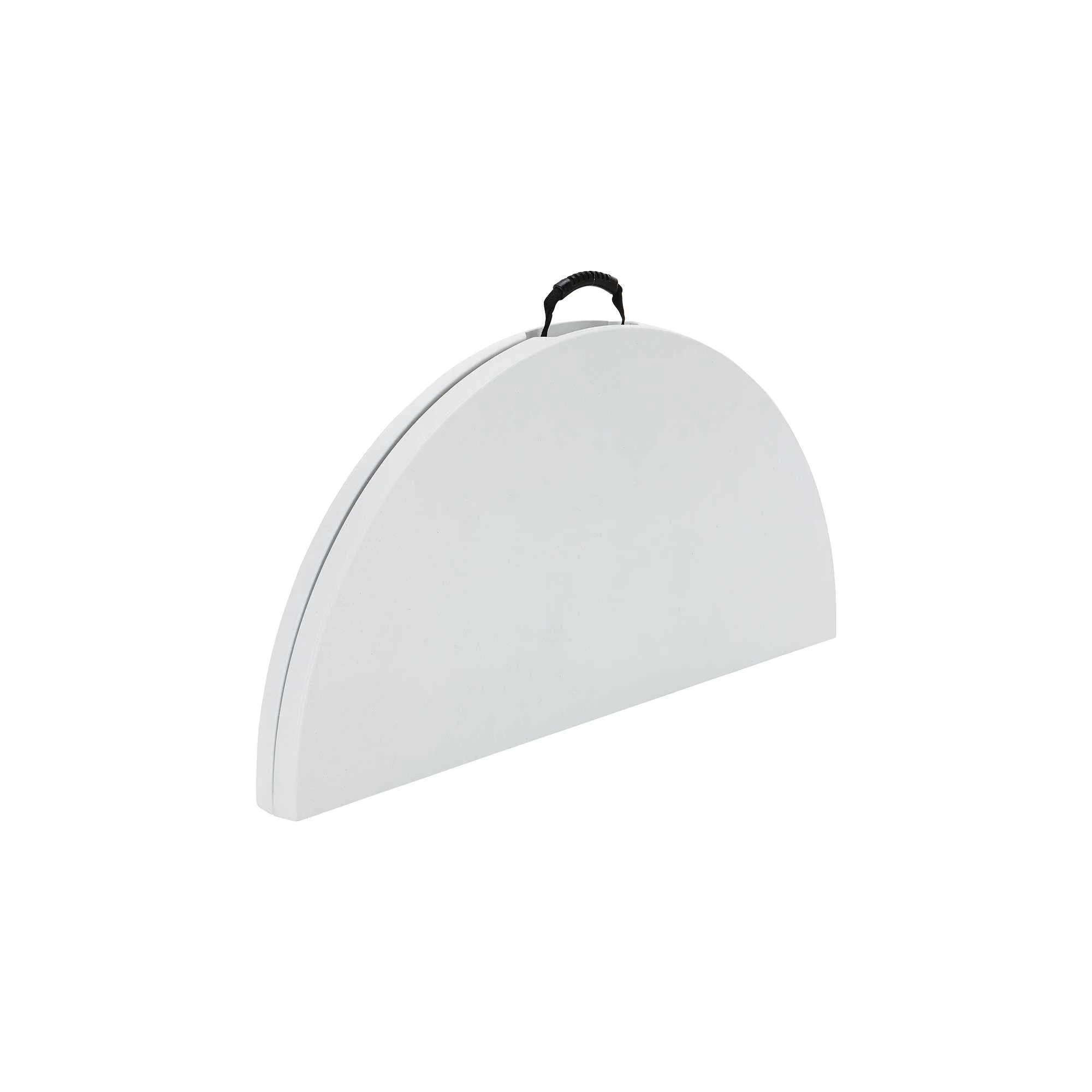 Lifetime 48 inch Round Fold-in-Half Table, Indoor/Outdoor Essential, White Granite (280064)