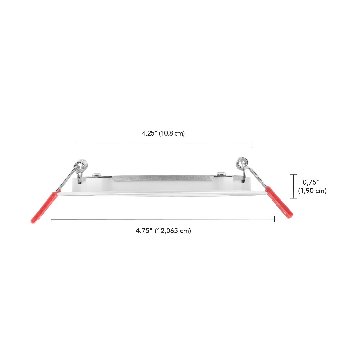 Globe Electric 3 CCT Integrated Slim Recessed Light Kit, 12-pack