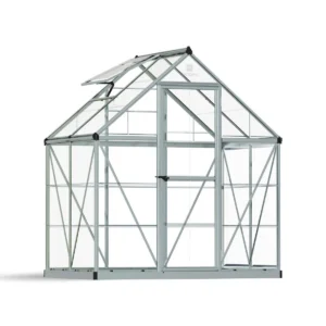 Harmony 6 ft. x 4 ft. Greenhouse Kit - Silver