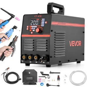 VEVOR 3-in-1 Plasma Cutter Welder Combo - CUT/TIG/MMA, 50A Plasma Cutting Machine & 200A TIG Stick Welder, 110/220V