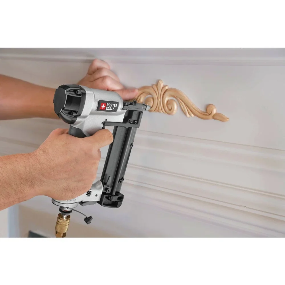 Restored Porter-Cable PCFP3KITR 3-Piece Nailer and 0.8 HP 6 Gallon Oil-Free Pancake Air Compressor Combo Kit (Refurbished)