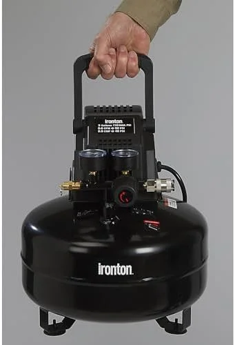 Oil-Free Pancake Air Compressor, 0.3 HP, 3 Gallons, 110 PSI