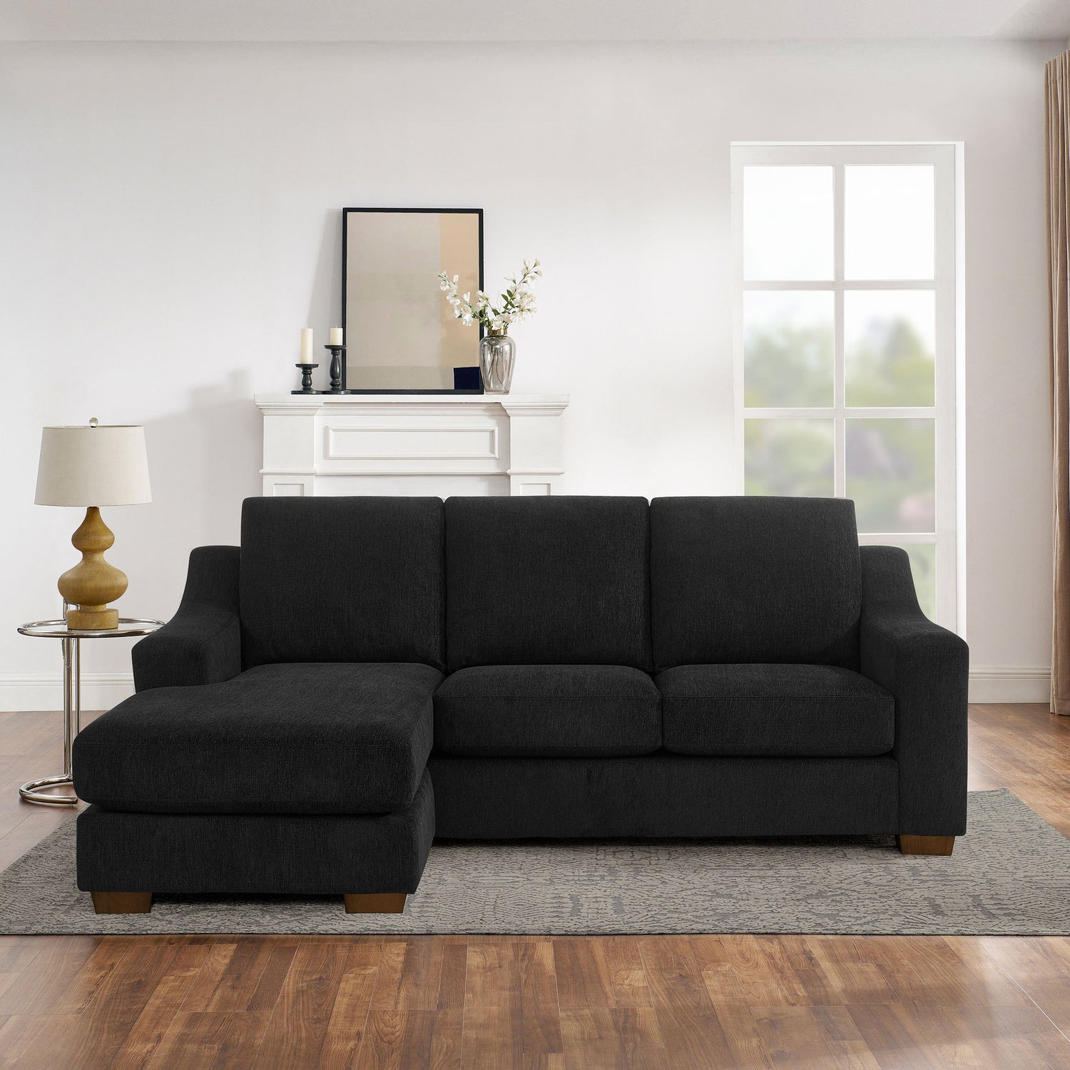 Thomasville Dillard 2-piece Fabric Sofa with Reversible Chaise