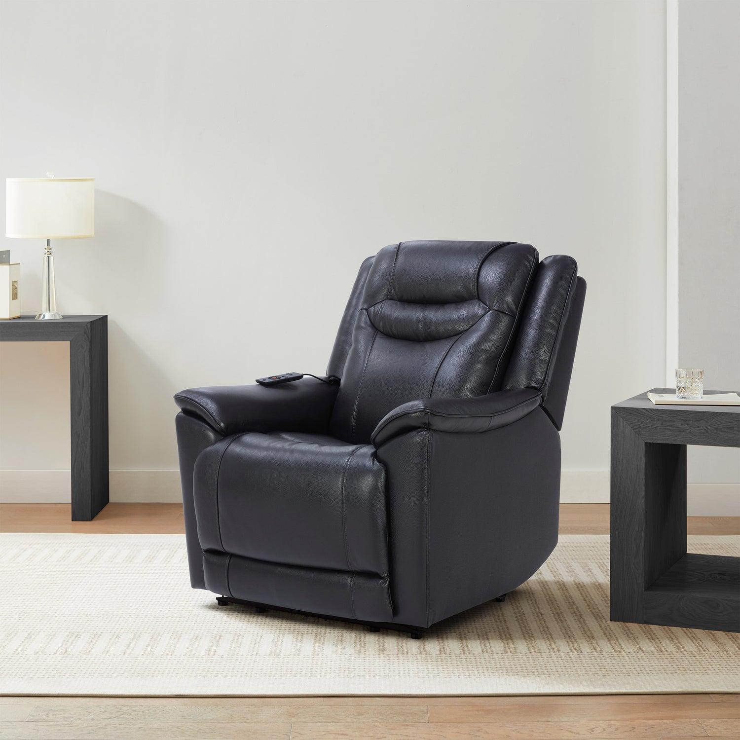 Gilman Creek Top-grain Leather Power Recliner with Power Headrest